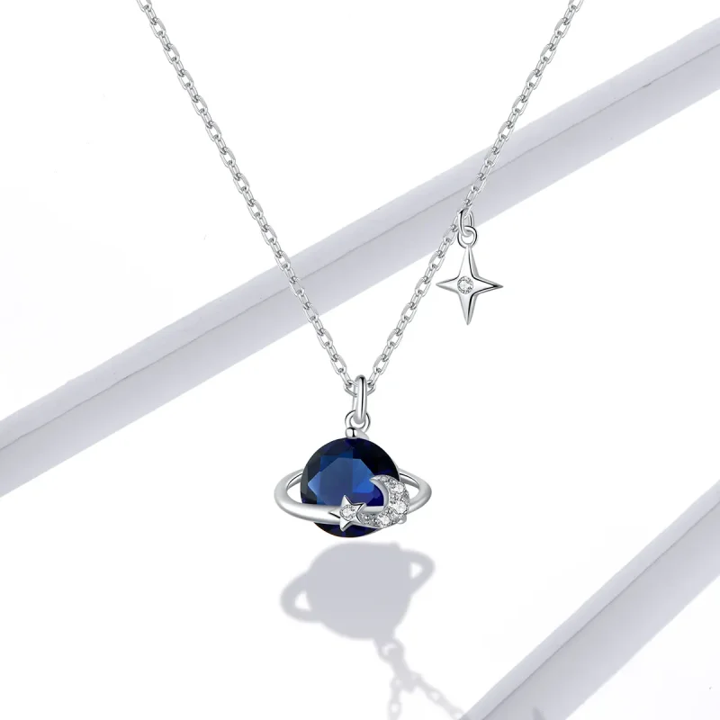 (bilde for) Pandora Style Silver Planet Pendant Halskjede - BSN166 - Vis 5