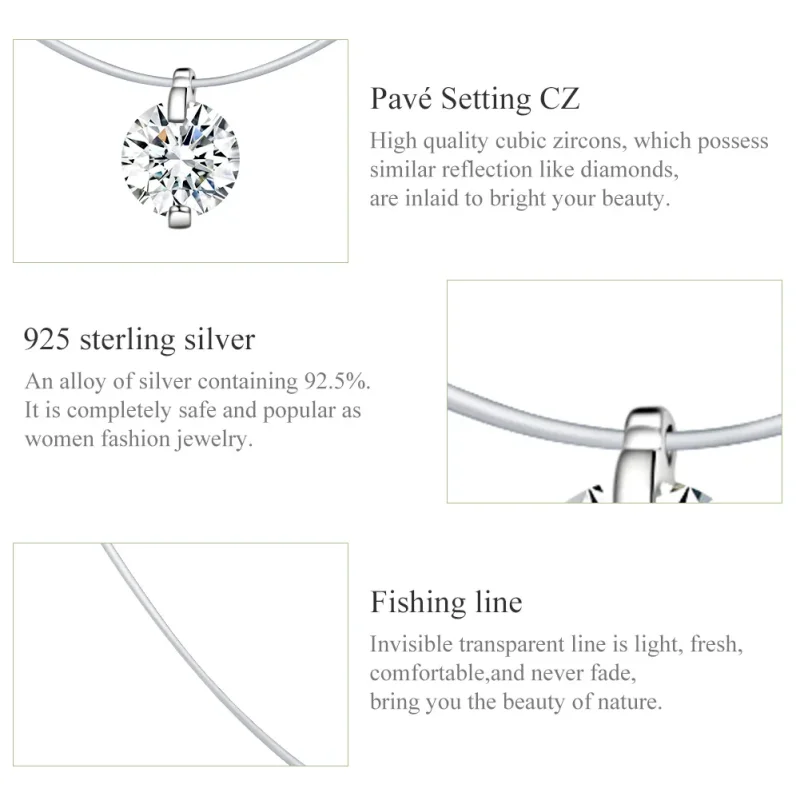 (bilde for) Pandora Style Silver Pure Halskjede - SCN332 - Vis 3