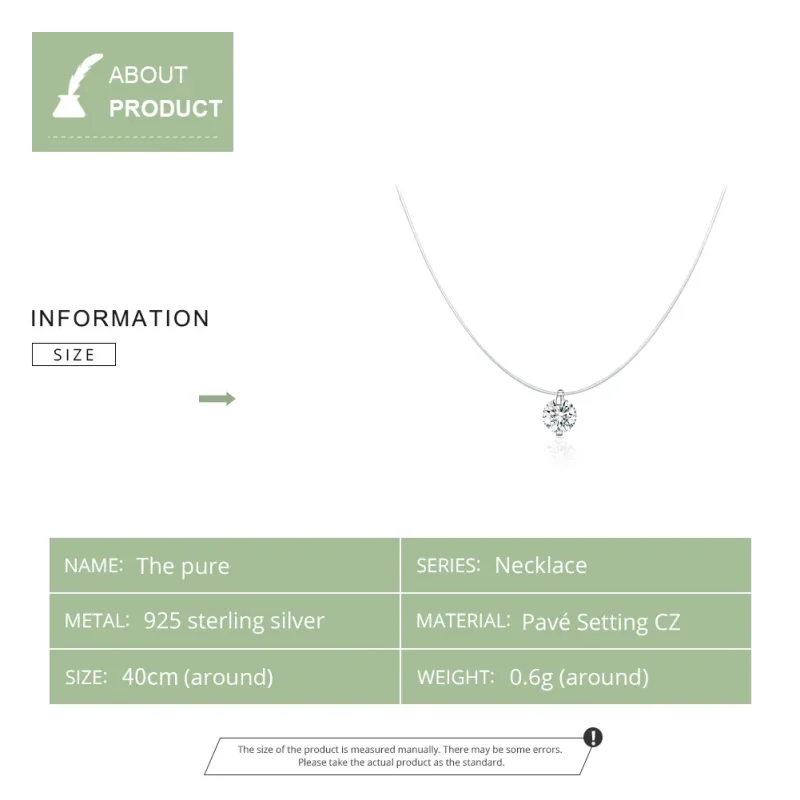 (bilde for) Pandora Style Silver Pure Halskjede - SCN332 - Vis 7