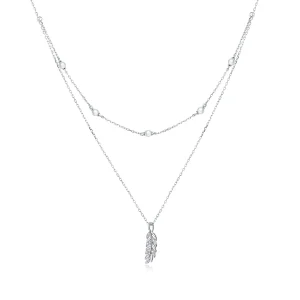 (bilde for) Pandora Style Silver Shiny Wheat Anheng Halskjede - BSN208