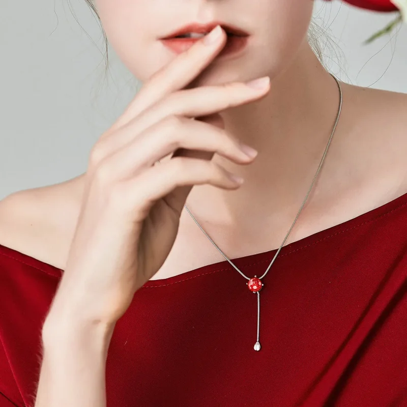 (bilde for) Pandora Style Silver Tears of Love Halskjede - SCN182 - Vis 2