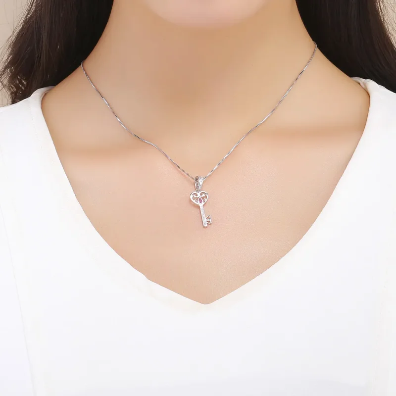 (bilde for) Pandora Style Silver The Key to Happiness Pendant - SCC791 - Vis 5