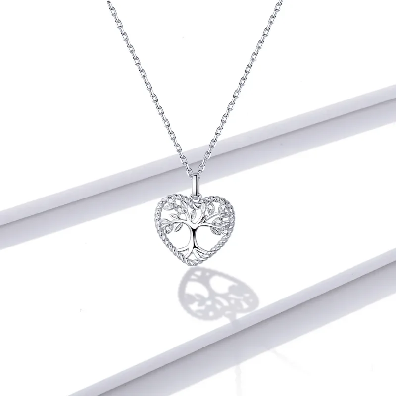 (bilde for) Pandora Style Silver Tree of Life anheng Halskjede - BSN176 - Vis 6