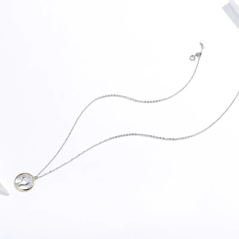 (bilde for) Pandora Style Silver Tree of Life Halskjede - SCN367 - Vis 2