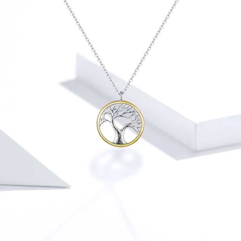(bilde for) Pandora Style Silver Tree of Life Halskjede - SCN367 - Vis 5