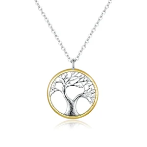 (bilde for) Pandora Style Silver Tree of Life Halskjede - SCN367