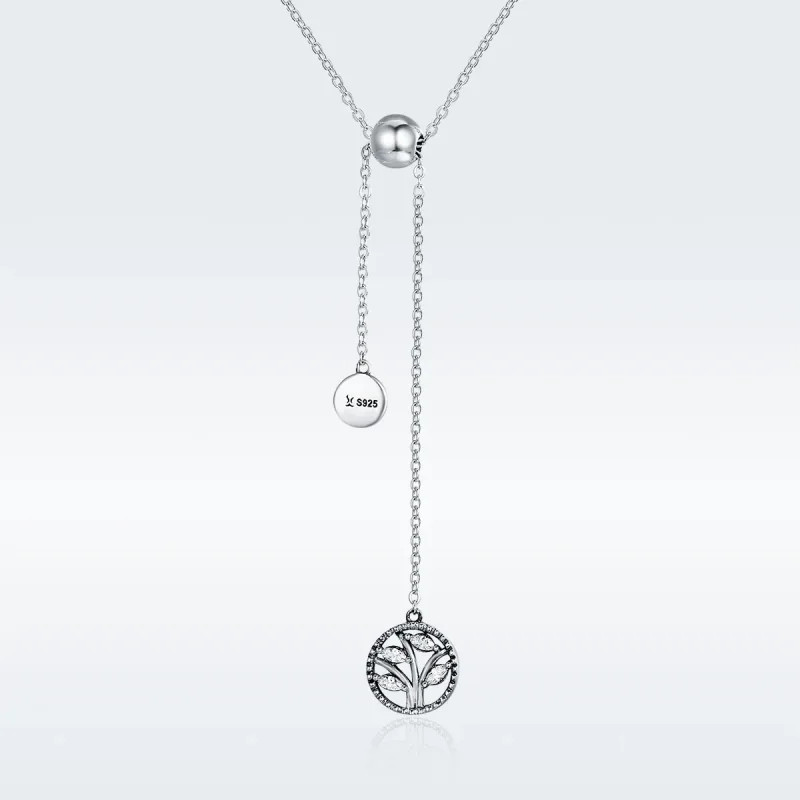 (bilde for) Pandora Style Sølv Family Tree and Home Halskjede - SCN106 - Vis 2
