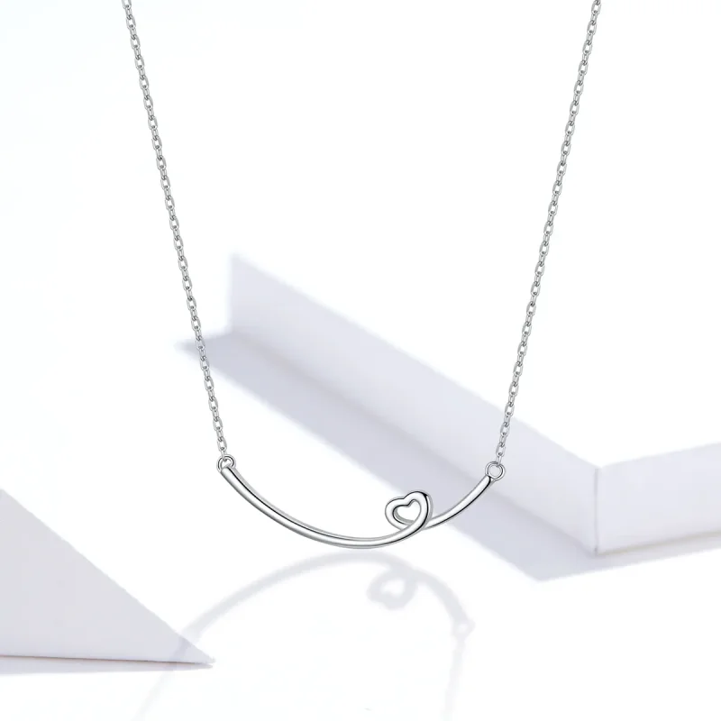 (bilde for) Pandora Style Sølv Happy Smile Halskjede - SCN381 - Vis 5