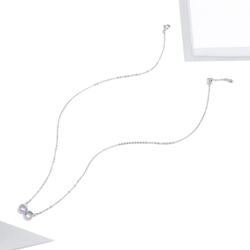 (bilde for) Pandora Style Sølv Infinity Symbol Halskjede - SCN402 - Vis 4