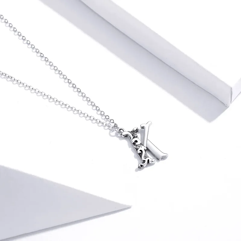 (bilde for) Pandora Style Sølv Lucky Letter K Halskjede - SCN403 - Vis 2