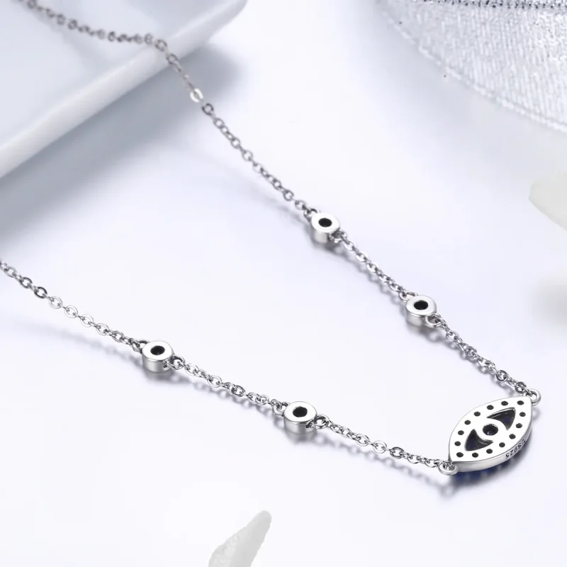 (bilde for) Pandora Style Sølv Magic Eye Halskjede - SCN300 - Vis 4