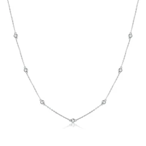(bilde for) Pandora Style Sølv Romantisk Shine Chain Halskjede - SCN393