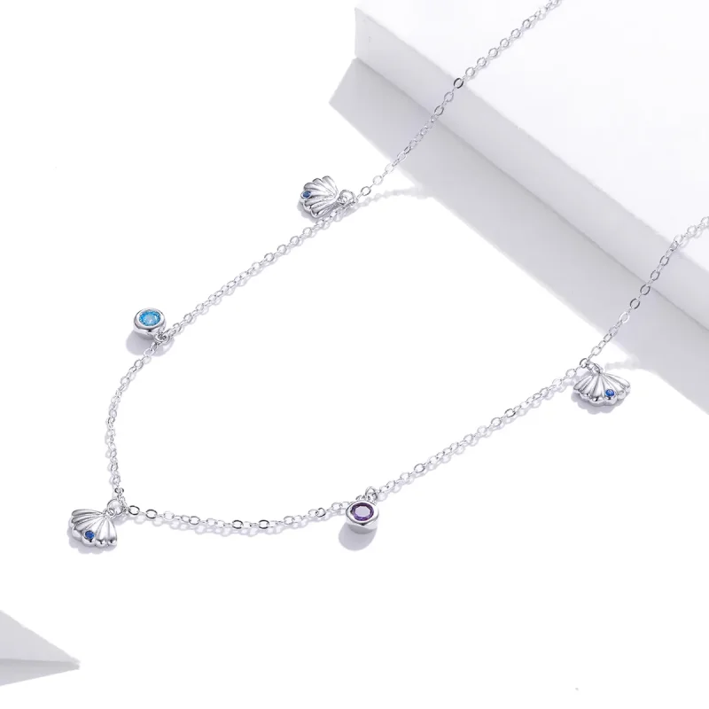 (bilde for) Pandora Style Sølv Seashell Anheng Halskjede - SCN454 - Vis 2