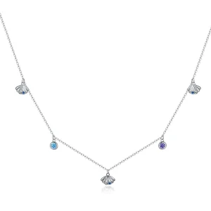 (bilde for) Pandora Style Sølv Seashell Anheng Halskjede - SCN454