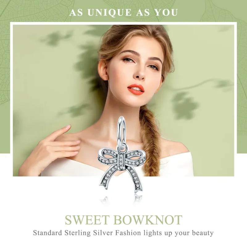 (bilde for) Pandora Style sølv sløyfe anheng - SCC775 - Vis 6
