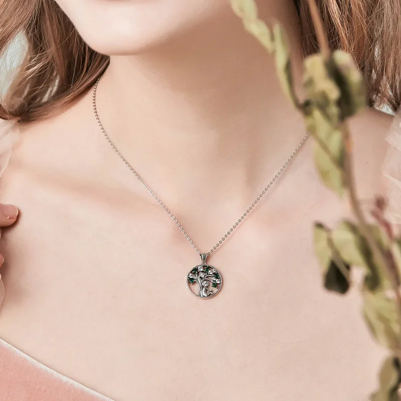 (bilde for) Pandora Style Sølv Snuggle Halskjede - SCN094 - Vis 2