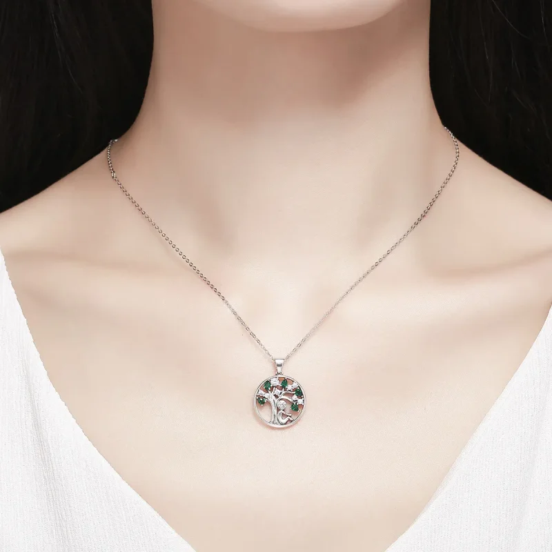(bilde for) Pandora Style Sølv Snuggle Halskjede - SCN094 - Vis 8