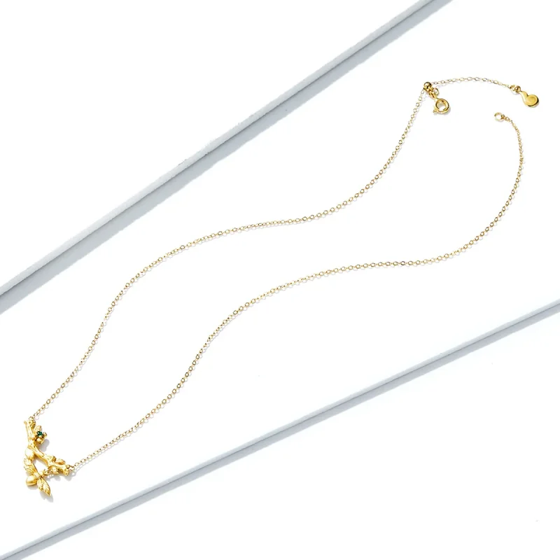 (bilde for) Pandora Style Sommerblomster Halskjede - BSN103 - Vis 4