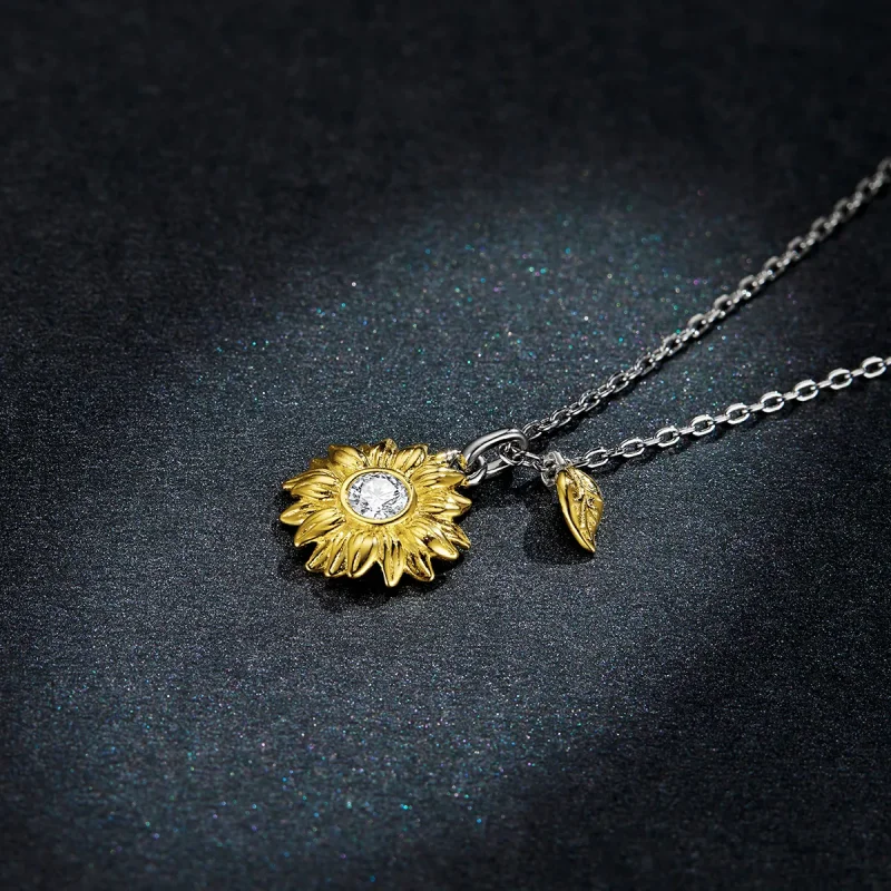 (bilde for) Pandora Style Sun Flower Halskjede - BSN212 - Vis 5