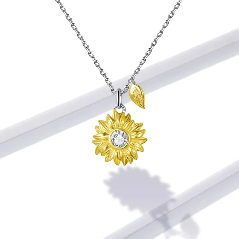 (bilde for) Pandora Style Sun Flower Halskjede - BSN212 - Vis 6