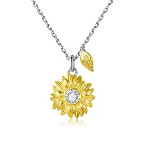 (bilde for) Pandora Style Sun Flower Halskjede - BSN212