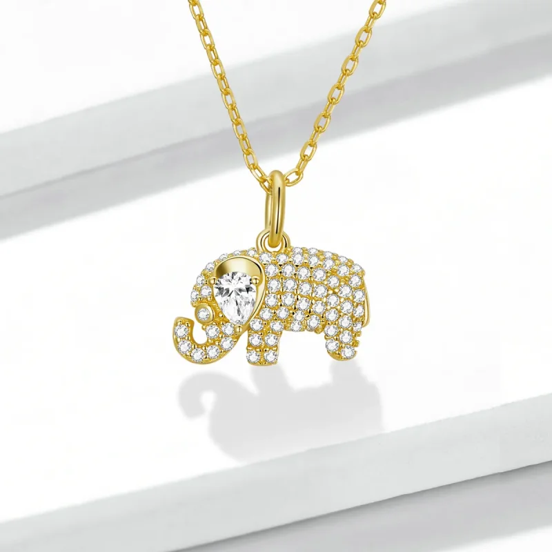 (bilde for) Pandora Style Utsøkt Elefant Halskjede - BSN239-B - Vis 2
