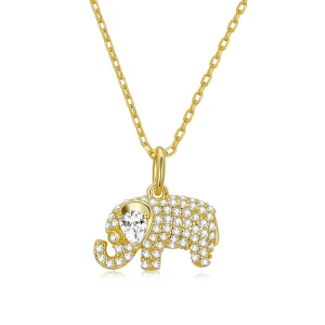 (bilde for) Pandora Style Utsøkt Elefant Halskjede - BSN239-B