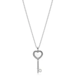 (bilde for) Pandora Floating Locket Heart Key - 396581CZ