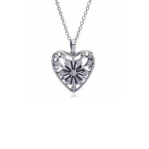 (bilde for) PANDORA Heart of Winter Halskjede med anheng - PJ00287-1