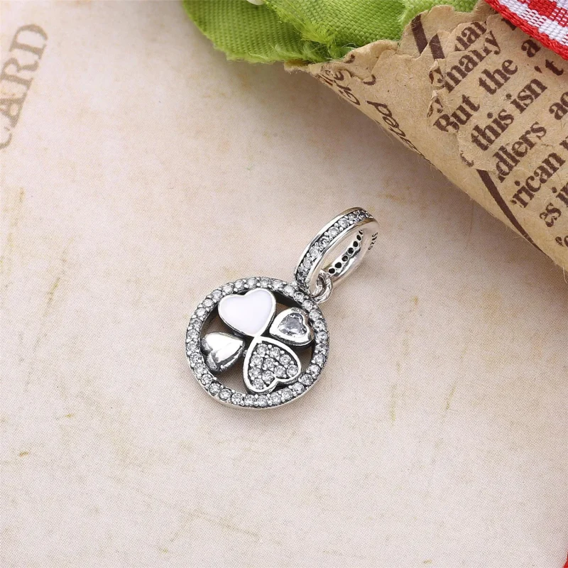 (bilde for) PANDORA Hearts of Love Dropper Dangle Charm - 792104CZA - Vis 2