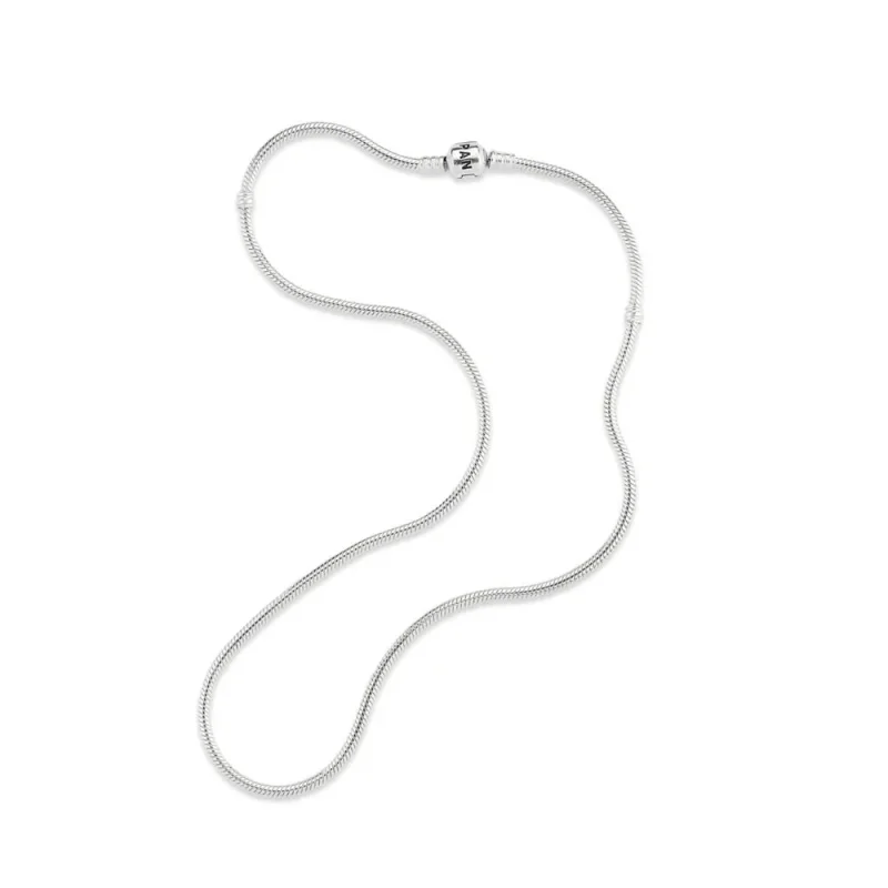 (bilde for) Pandora Moments Silver Clasp Necklace - 590703HV - Vis 2