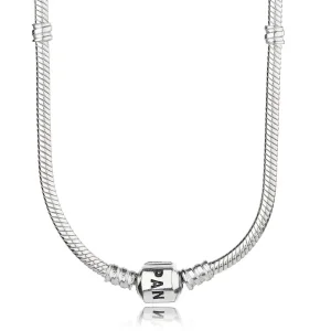 (bilde for) Pandora Moments Silver Clasp Necklace - 590703HV