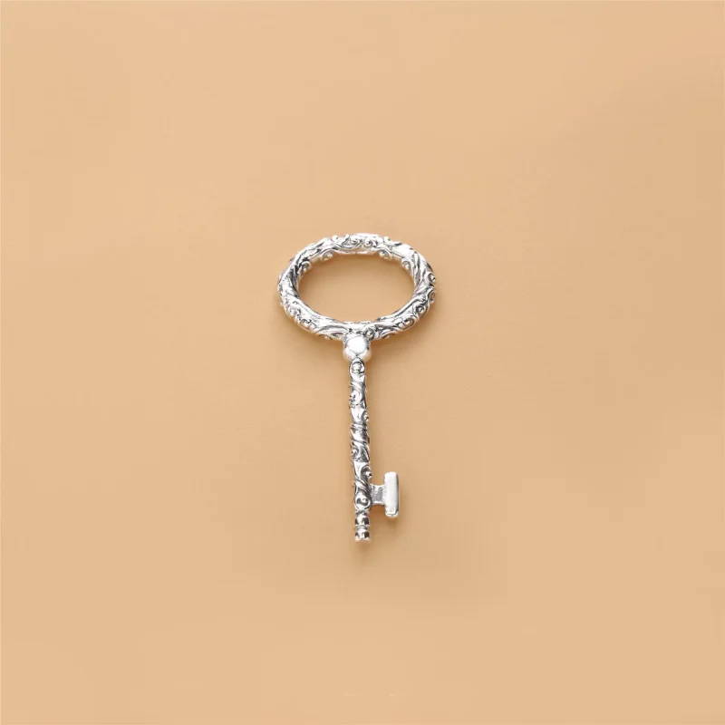 (bilde for) Pandora Regal pattern key silver pendant and necklace - 397676-90 - Vis 2