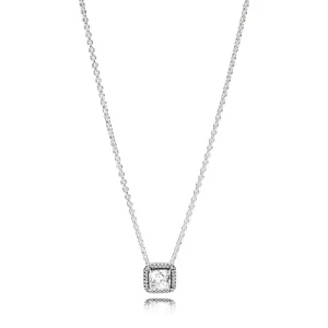 (bilde for) Pandora Silver necklace with clear cubic zirconia - 396241CZ-45