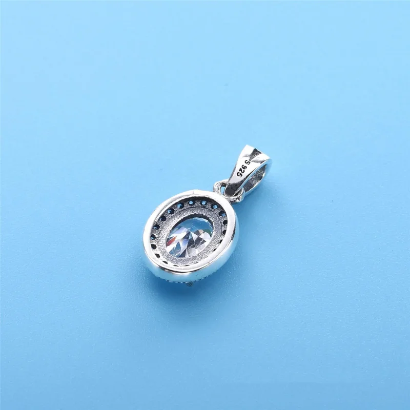 (bilde for) Pandora Silver pendant with clear cubic zirconia - 396246CZ - Vis 3