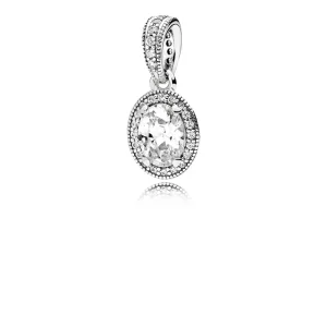 (bilde for) Pandora Silver pendant with clear cubic zirconia - 396246CZ
