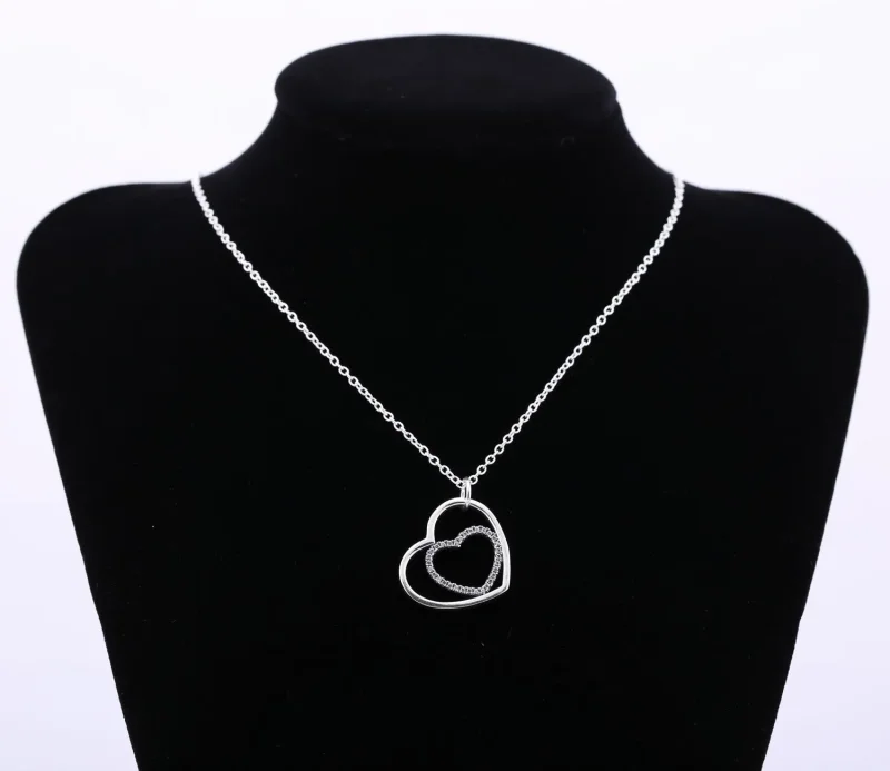 (bilde for) Pandora To hjerter - 390364CZ-90 - Vis 2