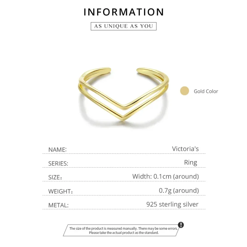 (bilde for) Pandora Style 18 karat gullbelagt Wish Open Ring - SCR713 - Vis 8