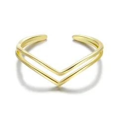 (bilde for) Pandora Style 18 karat gullbelagt Wish Open Ring - SCR713