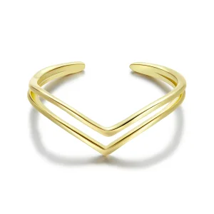 (bilde for) Pandora Style 18 karat gullbelagt Wish Open Ring - SCR713