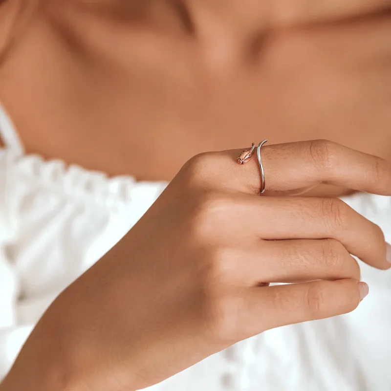 (bilde for) Pandora Style A Rose Open Ring - SCR761 - Vis 6