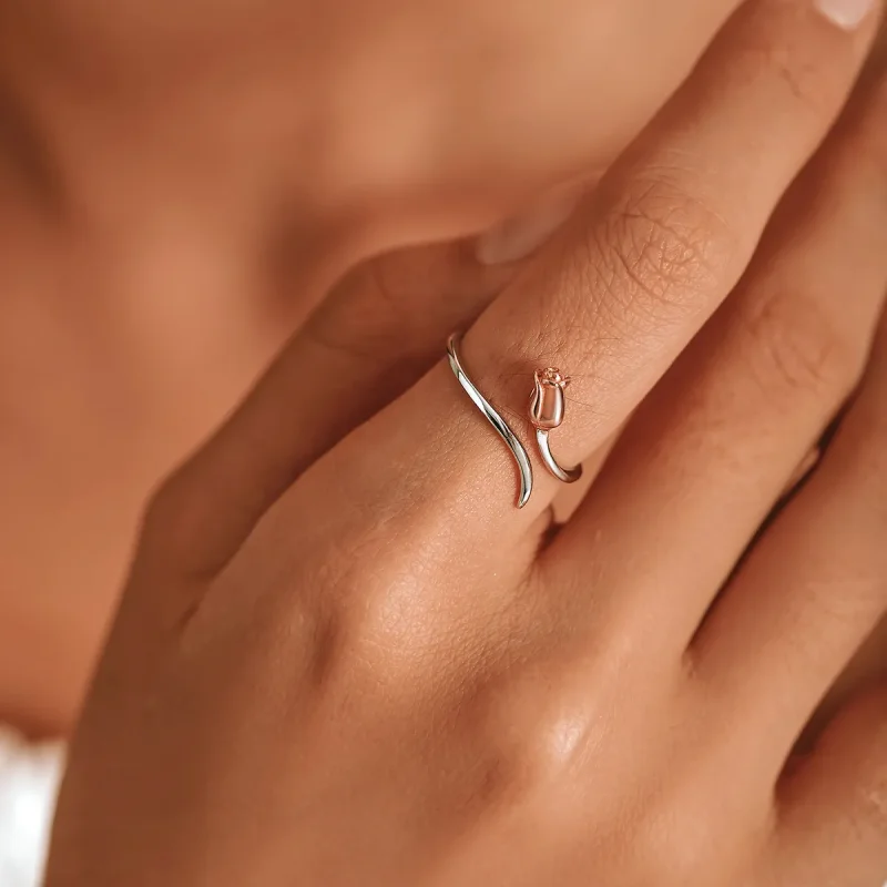 (bilde for) Pandora Style A Rose Open Ring - SCR761 - Vis 7