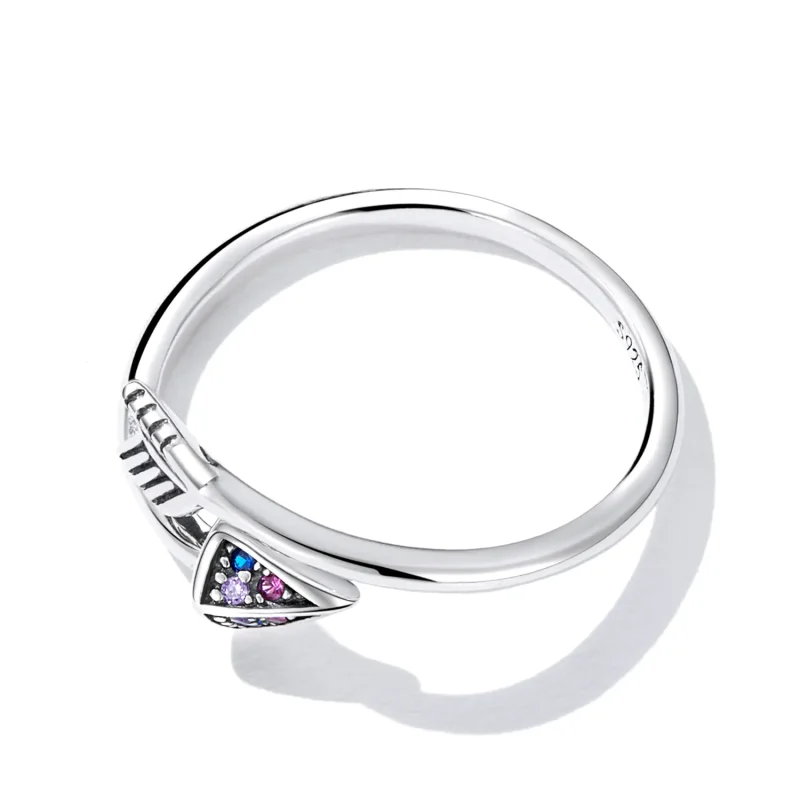 (bilde for) Pandora Style Arrow of Love Åpen Ring - SCR820 - Vis 4
