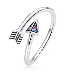 (bilde for) Pandora Style Arrow of Love Åpen Ring - SCR820