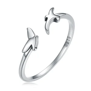(bilde for) Pandora Style Bird Open Ring - SCR869