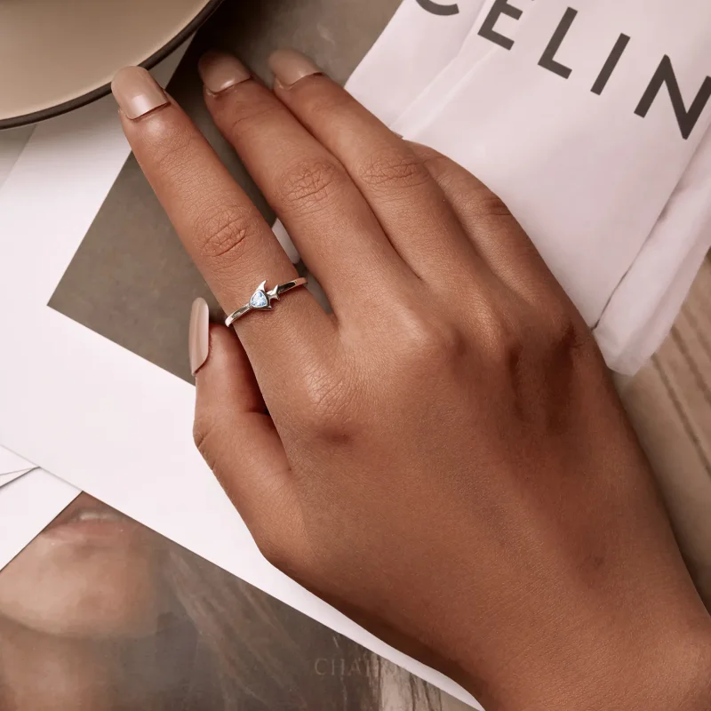 (bilde for) Pandora Style Creative Fish Open Ring - SCR817 - Vis 7