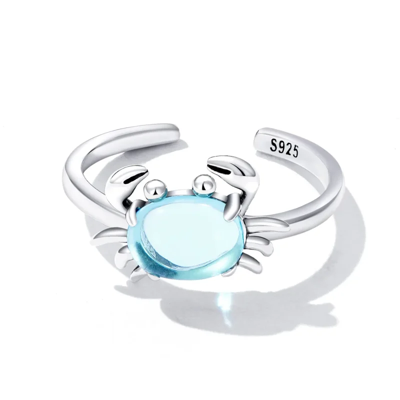 (bilde for) Pandora Style Cute Crab Open Ring - SCR814 - Vis 3