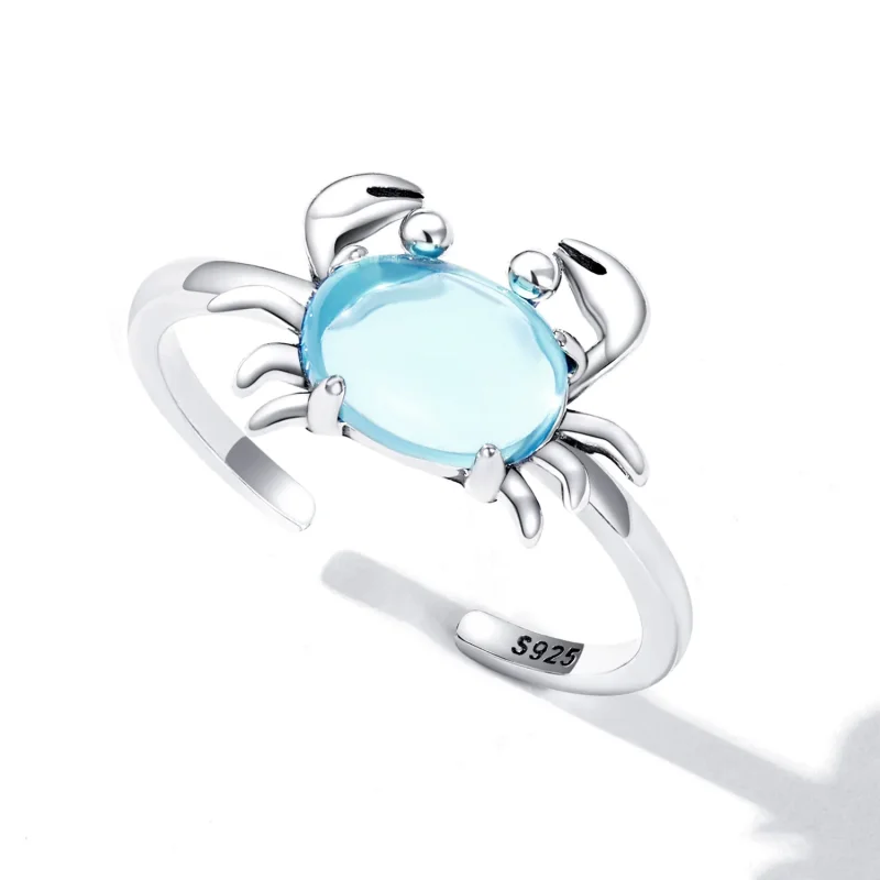 (bilde for) Pandora Style Cute Crab Open Ring - SCR814 - Vis 5