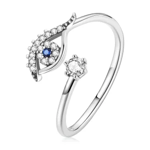 (bilde for) Pandora Style Devil Eye Open Ring - BSR215