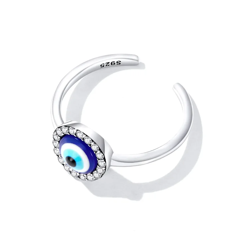 (bilde for) Pandora Style Devil Eye Open Ring - BSR254 - Vis 4